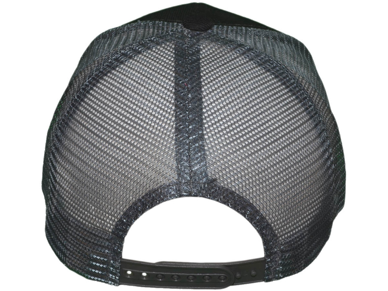 Wholesale BK Caps Structured polyester Trucker Mesh Hats (Black)