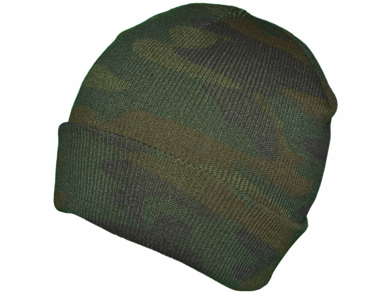 Camo Beanies Winter Plain Long Knit Hat Skull Toboggan Stocking Caps SNUG  FIT 5233