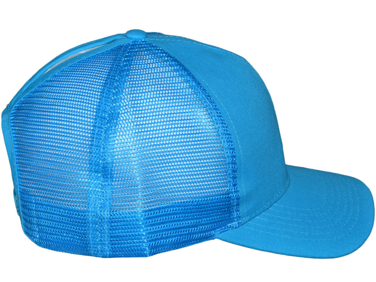 Wholesale Ponytail Blank Trucker Hats - Structured Cotton BK Caps Women ...
