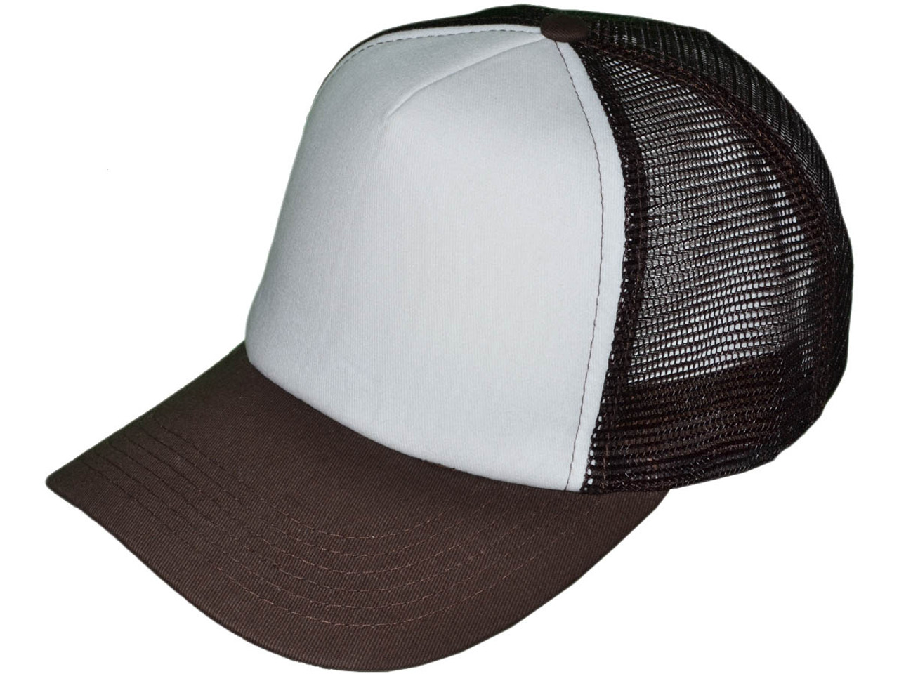 blank brown trucker hat