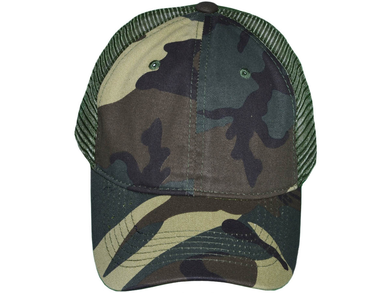 camouflage Wholesale Vintage Trucker Hats - Low Profile Unstructured ...