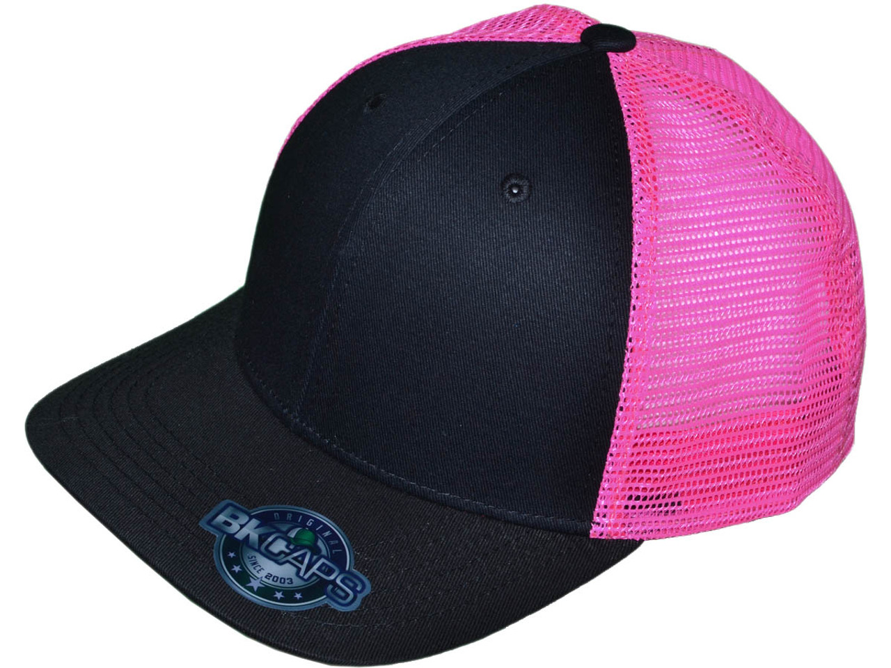 Low Profile Trucker - 6 Panel Structured Slightly Curved Bill Compare ...
