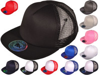 5 Panel Foam Front Trucker Mesh Back Hats BK Caps 2 Tone Flat Bill Polyester all colors 5 Panel Foam Front Trucker Mesh Back Hats BK Caps 2 Tone Flat Bill Polyester all colors