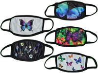 *Dozen Pack* Reusable Ladies Butterflies Print Fabric Face Masks (Assorted) *Dozen Pack* Reusable Ladies Butterflies Print Fabric Face Masks (Assorted)
