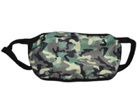Camo Face Mask Unisex Reusable (Black & Green Camouflage) Camo Face Mask Unisex Reusable (Black & Green Camouflage)