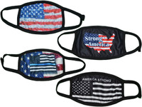 *Dozen Pack* Patriotic Face Masks Unisex Reusable (Assorted) *Dozen Pack* Patriotic Face Masks Unisex Reusable (Assorted)