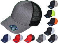 Structured Trucker Hats - Unisex Cotton Mid Profile Mesh Snapback Caps all colors Structured Trucker Hats - Unisex Cotton Mid Profile Mesh Snapback Caps all colors
