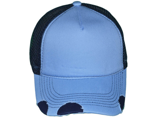 Vintage Blank Trucker Hat // Vintage Snapback Hat // Blue Rope Trucker Cap  Hat // Madhatter 100% Polyester Cap // Foam Fope Hat Snapback VTG 