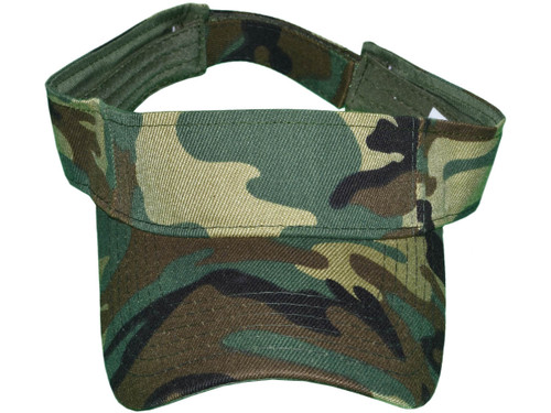 camouflage sun visor hat
