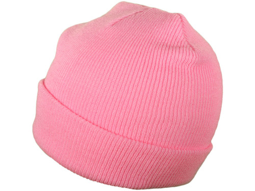 Winter Plain Beanies Knit Hat Skull Cap 