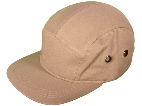 5 Panel Snapbacks - BK Caps Flat Bill Vintage Snapback Hats with Same Color Underbill (14 Colors) - 4831