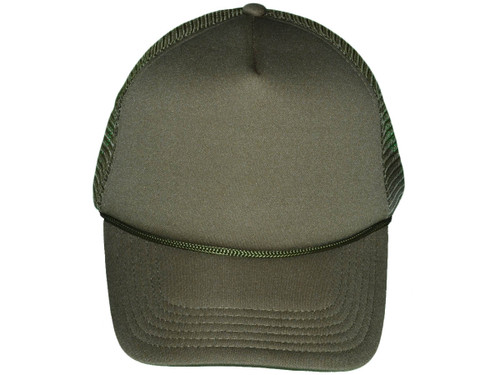 Wholesale Mid Profile Polyester Foam Front Mesh Back Trucker Hats