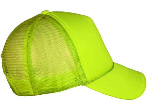 Wholesale Mid Profile Polyester Foam Front Mesh Back Trucker Hats