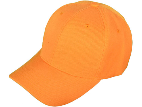 6 Panel Mid Profile Blank Baseball Caps 