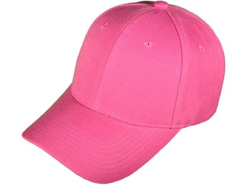 6 Panel Mid Profile Blank Baseball Caps 