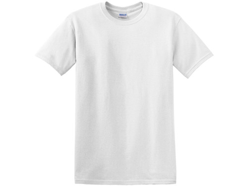 Download T‑Shirts Gildan G500 Adult Unisex 5.3 oz. HD Heavy Cotton™ (White, Size: Large) White, black ...