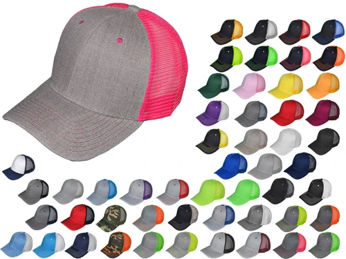 Blank Structured Trucker Hats all colors