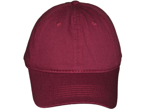 burgundy ball cap