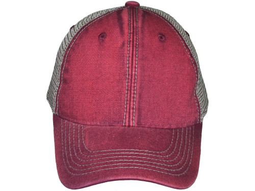 KC Trucker Hat Red Dirty Wash 