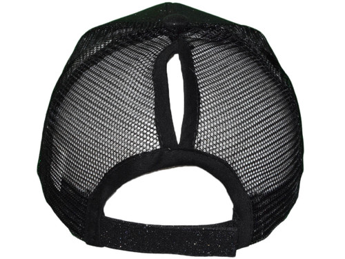 Wholesale Glitter Ponytail Trucker Hats 