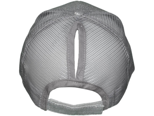 Wholesale Glitter Ponytail Trucker Hats 