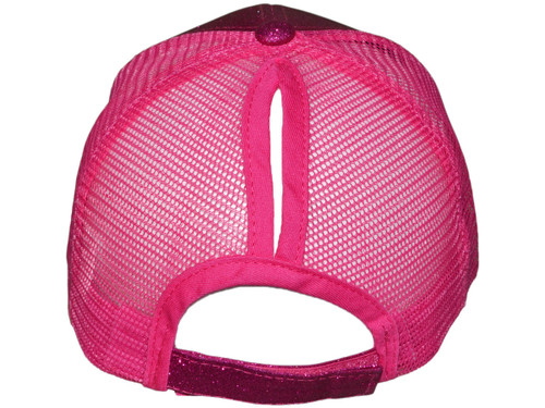 Glitter ponytail cap wholesale Clearance