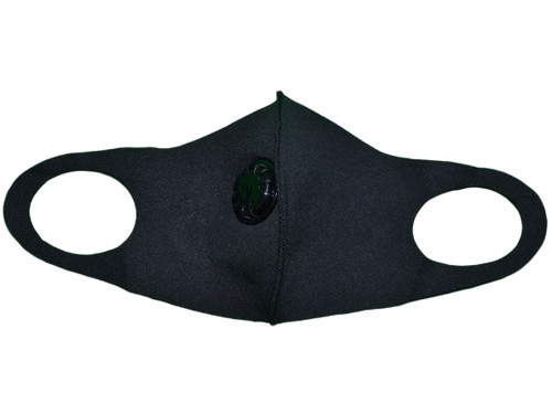 3D Fashion Face Masks with Valve Reusable (Black)