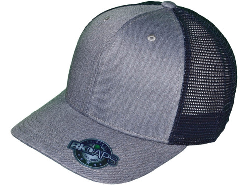 Twill Mid Profile Mesh Snapback Caps