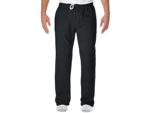 Gildan Sweatpants Joggers 12300 Gildan DryBlend Adult Open Bottom  Sweatpants with Pockets 4 Colors Available 5336