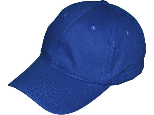 Royal Blue Cotton Twill Snapback Hat - Bulk-Caps Wholesale Headwear