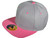 Blank Vintage Snapback Hats light gray fruchsia