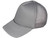 Blank Foam Trucker Hats - BK Caps Foam Front Mid Profile Mesh Back light gray