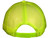 Blank Foam Trucker Hats - BK Caps Foam Front Mid Profile Mesh Back neon yellow back