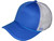 Blank Foam Trucker Hats - BK Caps Foam Front Mid Profile Mesh royal blue white