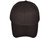 Blank Structured Baseball Hats black front