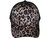 Animal Print Trucker Hats - BK Caps Fashion Leopard 5 panel Mesh Back (Brown) front
