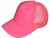 Quilted Foam Trucker Hats - BK Caps Mid Profile Mesh Back hot pink