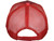 Blank Structured Cotton Mesh Trucker Hats red back