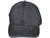Pigment-Dyed Cotton Mesh Trucker Hats Black/dark gray front
