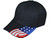 Patriotic US Flag Baseball Hats Black