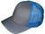 Blank SnapBack Mesh Trucker Hats heather gray neon blue
