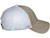 Contrast Stitching Trucker Hats khaki white side