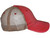 Pigment-Dyed Dirty Wash Cotton Vintage Trucker Hats red khaki mesh side