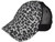 Ponytail Animal Print Vintage Trucker Hats white black