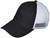 Vintage Trucker Hats - Low Profile Unstructured Cotton Mesh BK Caps 2 tones black white