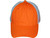 Vintage Trucker Hats - Low Profile Unstructured Cotton Mesh BK Caps 2 tones orange white front