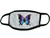 *Dozen Pack* Reusable Ladies Butterflies Print Fabric Face Masks (Assorted)