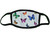 *Dozen Pack* Reusable Ladies Butterflies Print Fabric Face Masks (Assorted)