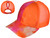 Tie-Dye Ponytail Trucker Hats - Low Profile Structured Cotton/Mesh Ladies BK Caps neon orange 