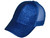 Glitter Ponytail Trucker Hats - Low Profile Structured Mesh Ladies BK Caps blue